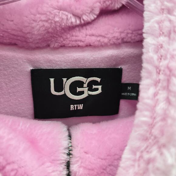 UGG Women's Pink and Purple Colorblock Jacket - Picture 2 of 7